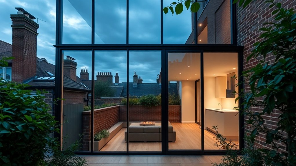 Glass Extension Walls Herne Hill